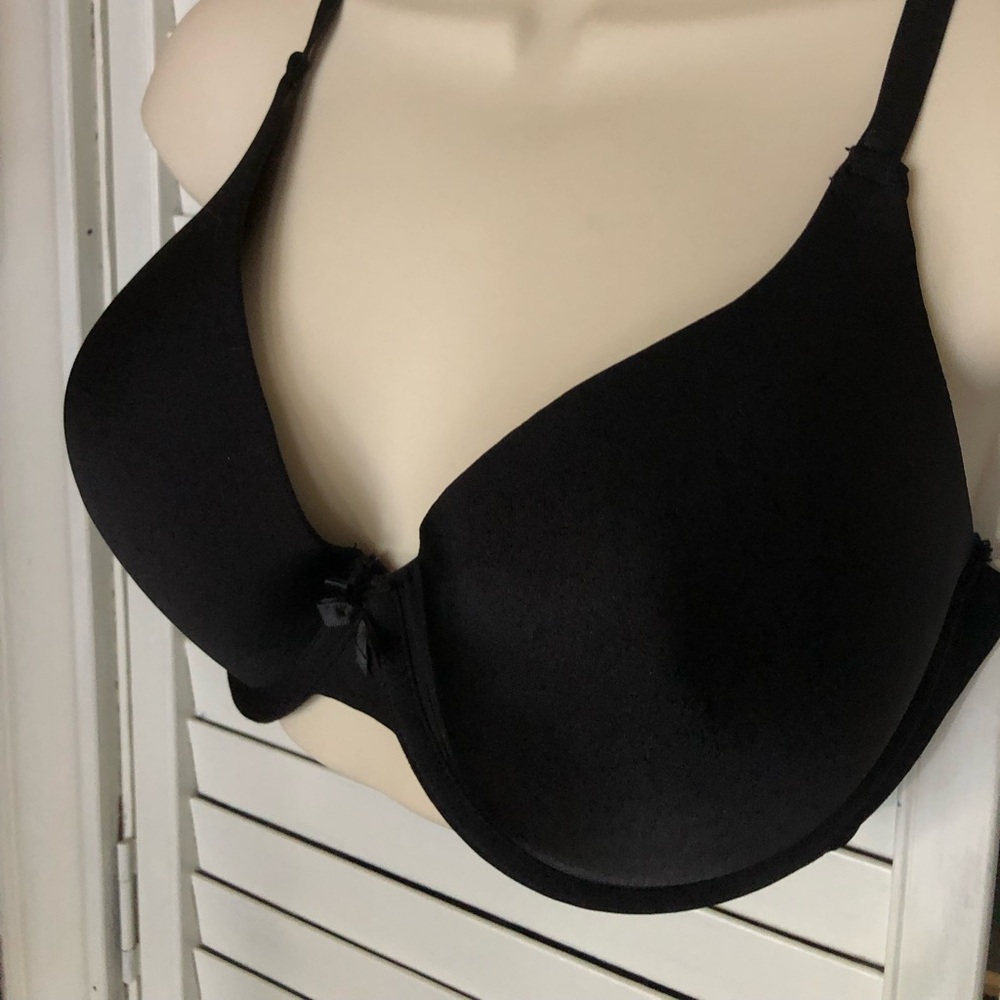 Black Padded Bra 1X
